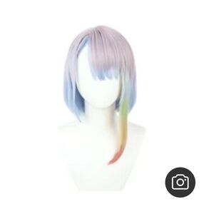 Cyberpunk edgerunnera Lucy cosplay wig rainbow
